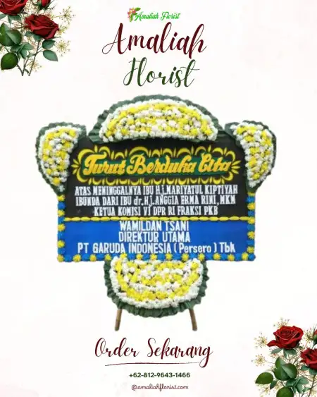 Papan Bunga Duka Cawan